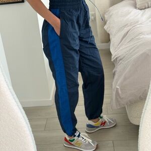 Navy and Blue Track Pants, NEW. Size S. H&M